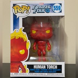 Pop human torch fantastic four